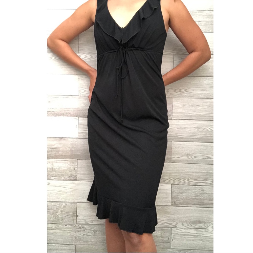 NWT BCBG Black dress size L
